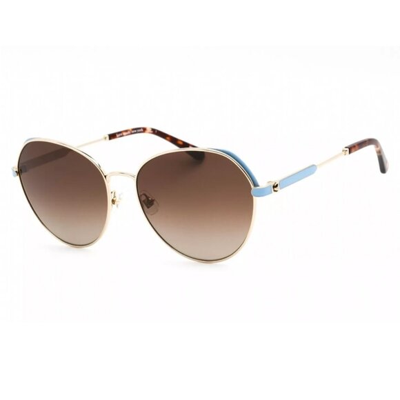 Kate Spade OCTAVIA/G/S 0LKS Gold & Blue / Brown Gradient Lens Sunglasses